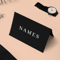Simples Preto Personalizado Adicionar Seu Nome Ele