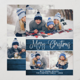 Cartão De Festividades Simples Russo 6 FOTO Saudação de Natal