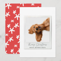 Simples script vintage foto do natal moderno