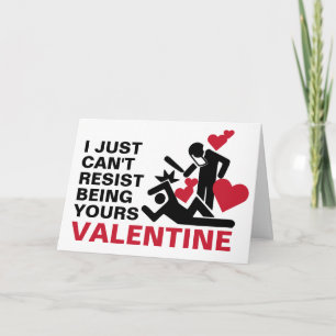 Cartão De Festividades Simplesmente não resiste