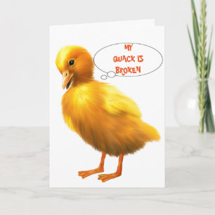 CARTÃO DE FESTIVIDADES SINTO SUA FALTA NA PÁSCOA E QUACK ESTÁ QUEBRADO/