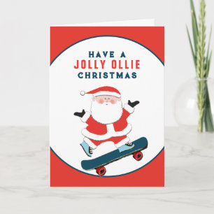 Cartão De Festividades Skater 2022 Christmas Holiday Cards