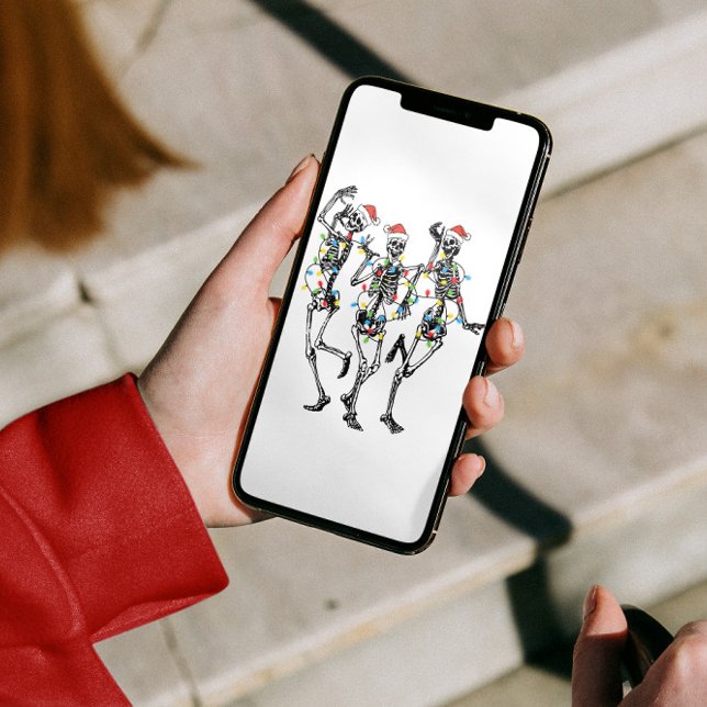 Cartão De Festividades Skeleton Dançante (Criador carregado)