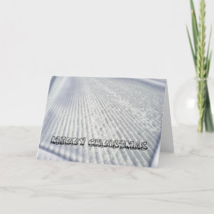 Cartão De Festividades Skiers / Snowboarders Natal