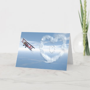 Cartão De Festividades Skywriter Valentine