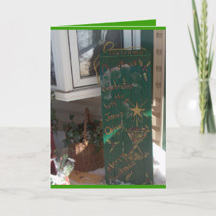 Cartão De Festividades Sled Natal