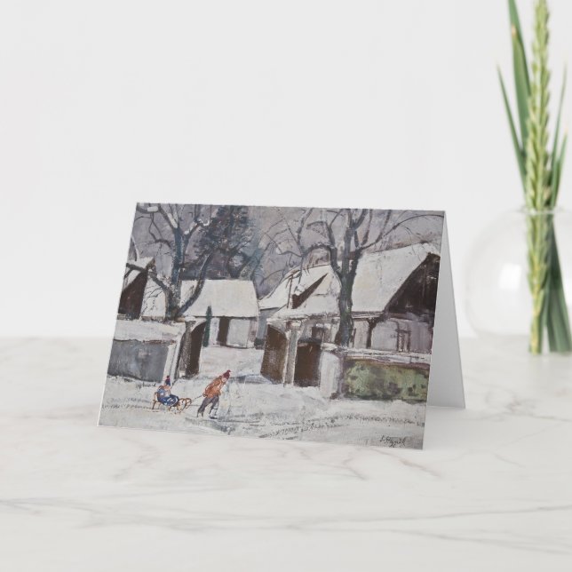 Cartão De Festividades Sledim Stanislav Stanek (Frente)