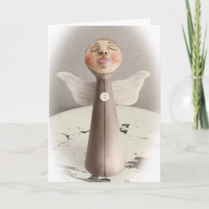 Cartão De Festividades Sleeping Angel Christmas Card