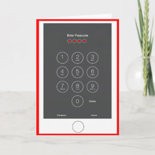 Cartão De Festividades Smart Phone Greeting Card