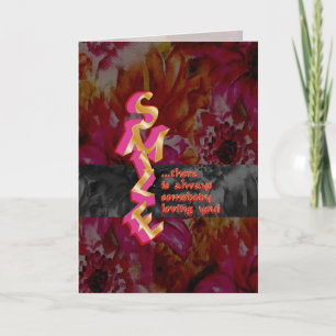 Cartão De Festividades SMILE - Saudação de Cartão, Nota