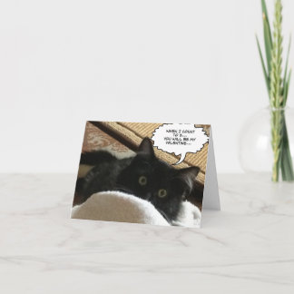 Cartão De Festividades Smittens diz, 3!!! Feliz dia dos namorados