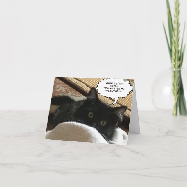 Cartão De Festividades Smittens diz, 3!!! Feliz dia dos namorados (Frente)