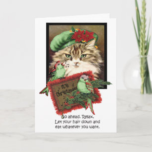 Cartão De Festividades Snarkalicious Christmas Card Eat Whatever You Want