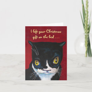 Cartão De Festividades Snarky Cat Christmas