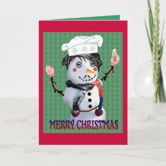 CARTÃO DE FESTIVIDADES SNOMAN COOK