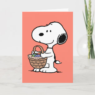 Cartão De Festividades Snoopy Feliz Páscoa