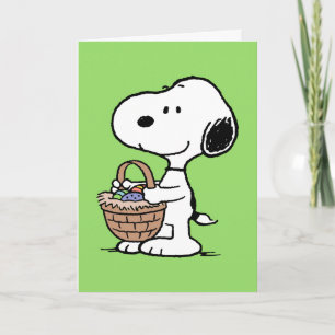 Cartão De Festividades Snoopy Feliz Páscoa