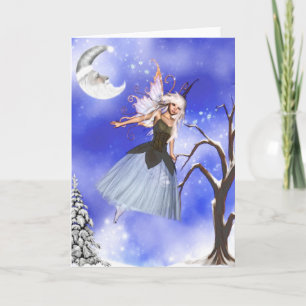 Cartão De Festividades Snow Fairy
