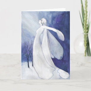 Cartão De Festividades Snow Fairy Card