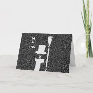 Cartão De Festividades Snowman Christmas Card