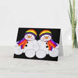 Cartão De Festividades Snowman Pride