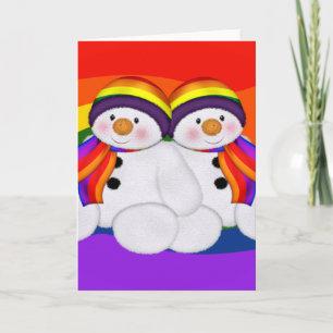 Cartão De Festividades Snowman Pride