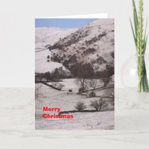 Cartão De Festividades Snowy barn card