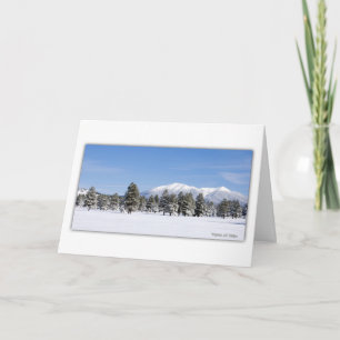 Cartão De Festividades Snowy San Francisco Picos Dentro Personalizado Sau