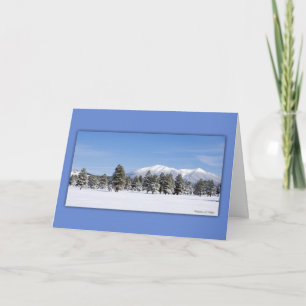 Cartão De Festividades Snowy San Francisco Picos Dentro Personalizado Sau