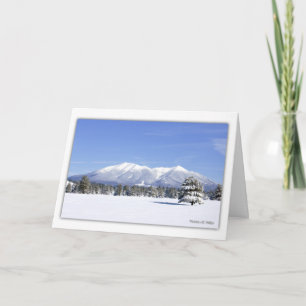 Cartão De Festividades Snowy San Francisco Picos Dentro Personalizado Sau