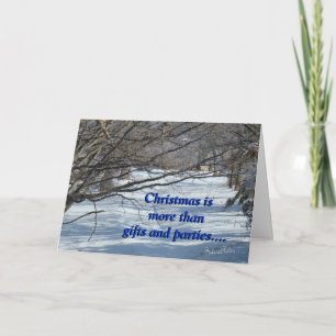 Cartão De Festividades SnowyLane-customize