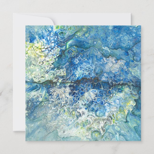 Cartão De Festividades Sobre As Montanhas, Sobre A Placa De Férias Planas (Frente)