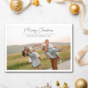 Cartão De Festividades Sobreposição de borda de texto preto de Natal