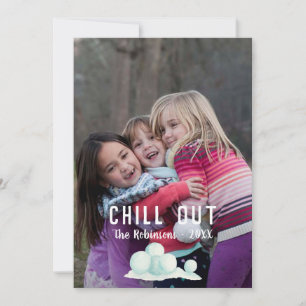 Cartão De Festividades Sobreposição de texto Foto da família Natal da nev