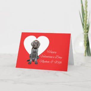 Cartão De Festividades Sobrinho e Esposa Glossy Namorados Grizzly Amor