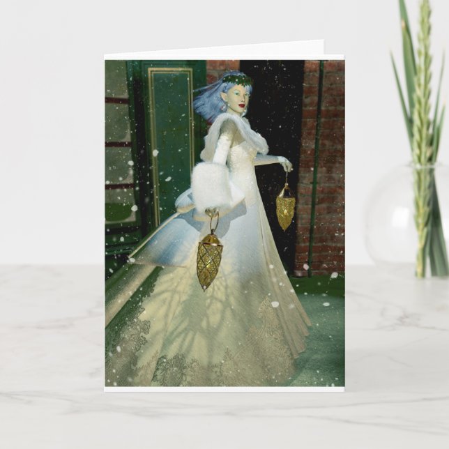 Cartão De Festividades Solstício de inverno (Frente)