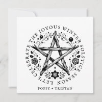Solstício Inverno Twig Star Pentacle Wicca