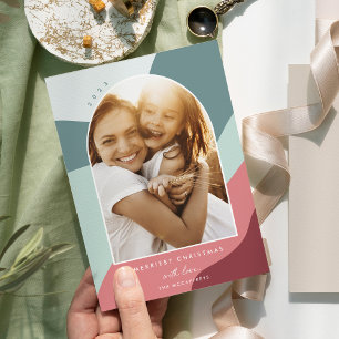 Cartão De Festividades Sombras alegres   Foto de arco vertical