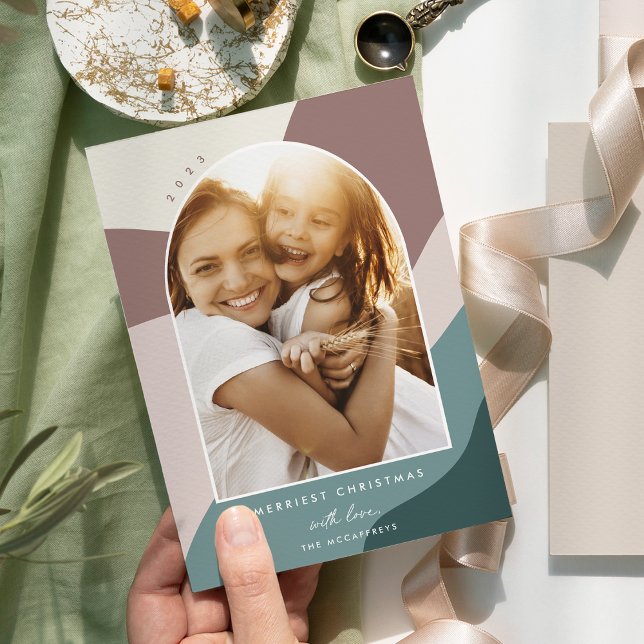 Cartão De Festividades Sombras alegres | Foto de arco vertical (Criador carregado)