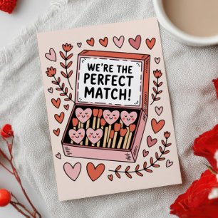 Cartão De Festividades Somos o Casal Perfeito Cute Funny Dia dos Namorado