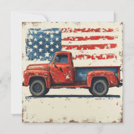 Cartão De Festividades Sonho All-American: Glória Vintage