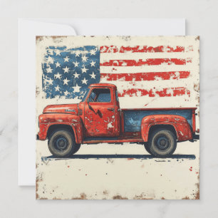 Cartão De Festividades Sonho All-American: Glória Vintage