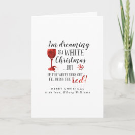 Cartão De Festividades Sonho do White Christmas