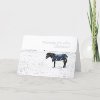 Cartão De Festividades Sonho do White Christmas?