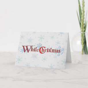 Cartão De Festividades Sonho do White Christmas