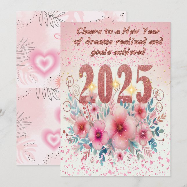 Cartão De Festividades Sonhos Sangrentos 2025 (Frente/Verso)