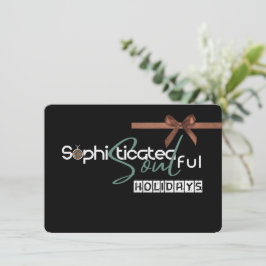 Cartão De Festividades Sophisticated Soul