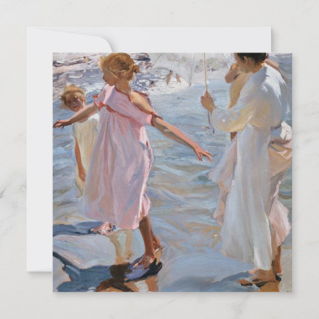 Cartão De Festividades Sorolla Y Bastida - Hora De A Bathe, Valencia (Frente)
