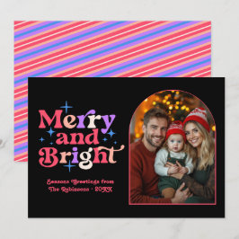 Cartão De Festividades Sorvete de Frutas Vermelhas Natal Moderno e Retrô 