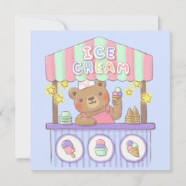 Cartão De Festividades Sorveteria do Teddy